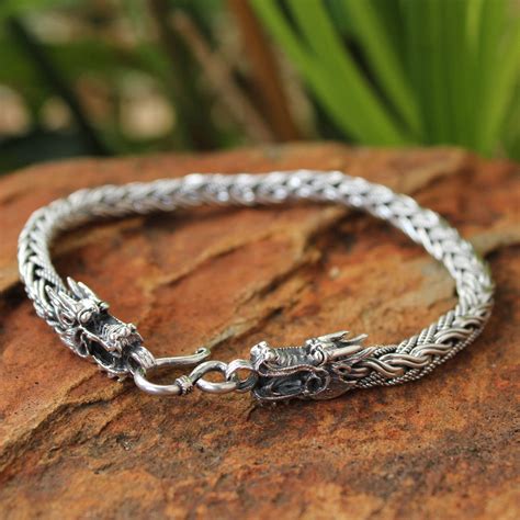 unique men's silver bracelets.